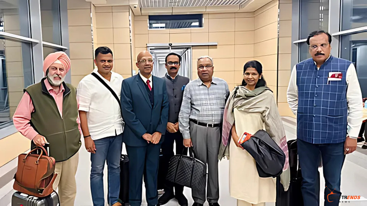 Kanimozhi led delegation